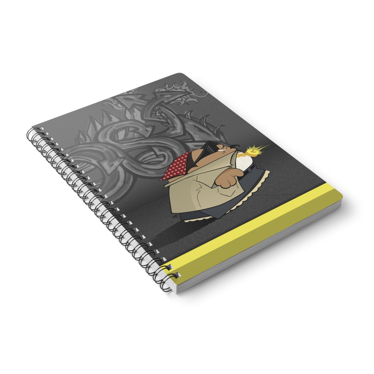 G DAWG Cartoon Notebook – 150 lined pages A5 Wirobound Softcover
