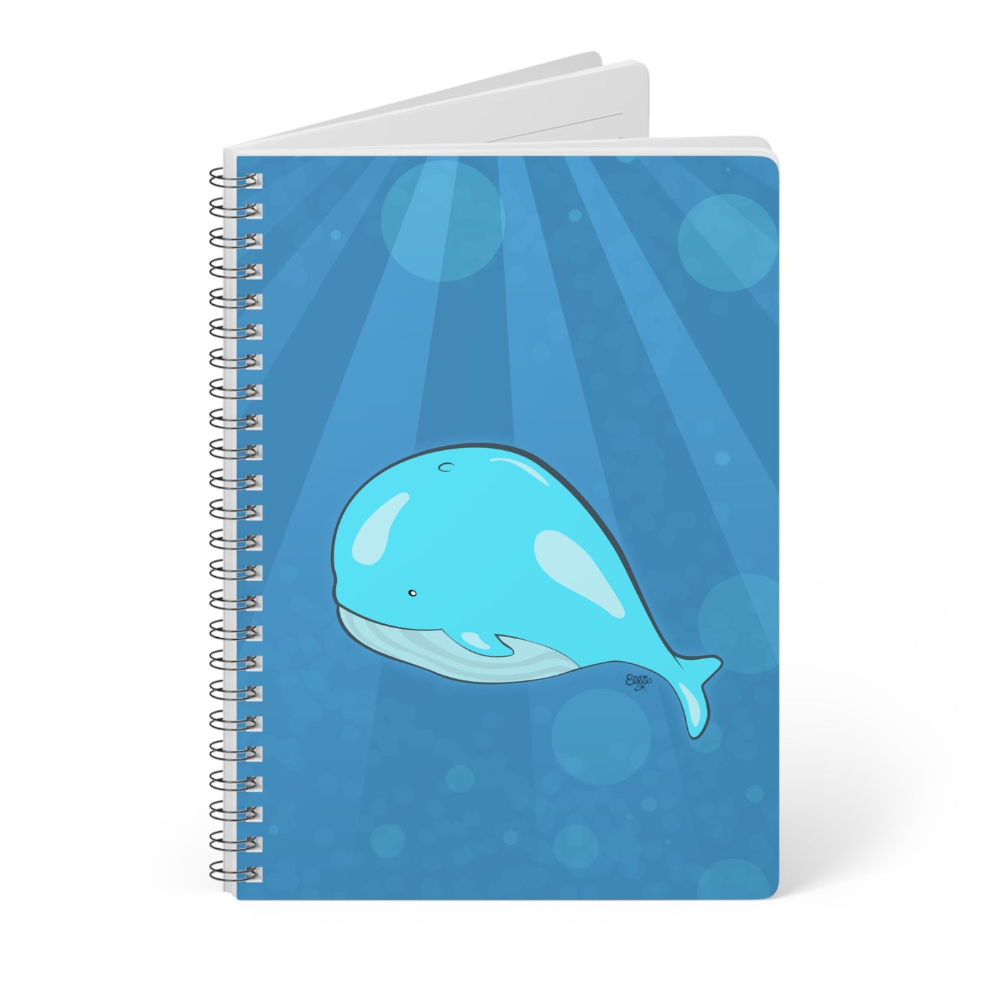 DALE THE WHALE Cartoon Notebook – 150 lined pages A5 Wirobound Softcover