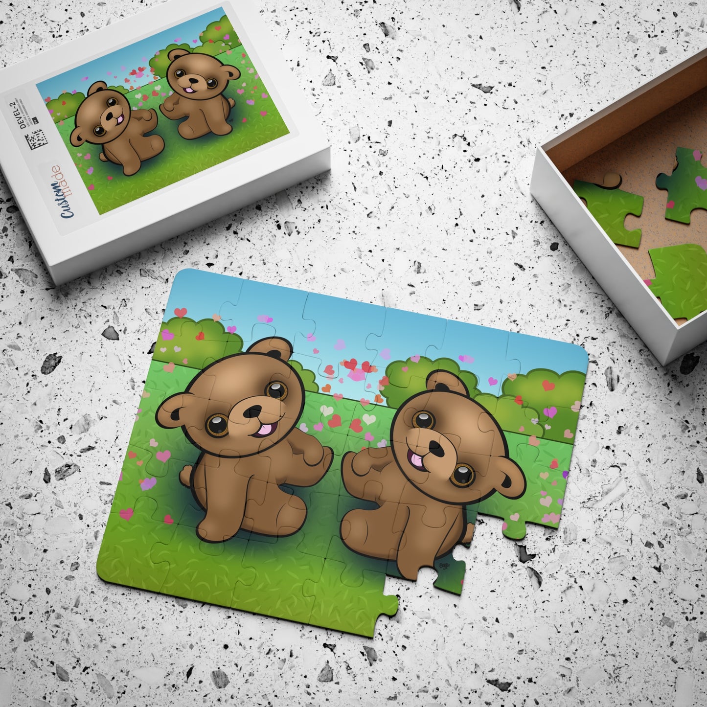 BABY BEARS Cartoon Kids Puzzle (30 Piece) - Fun Learning Activity Gift for Kids