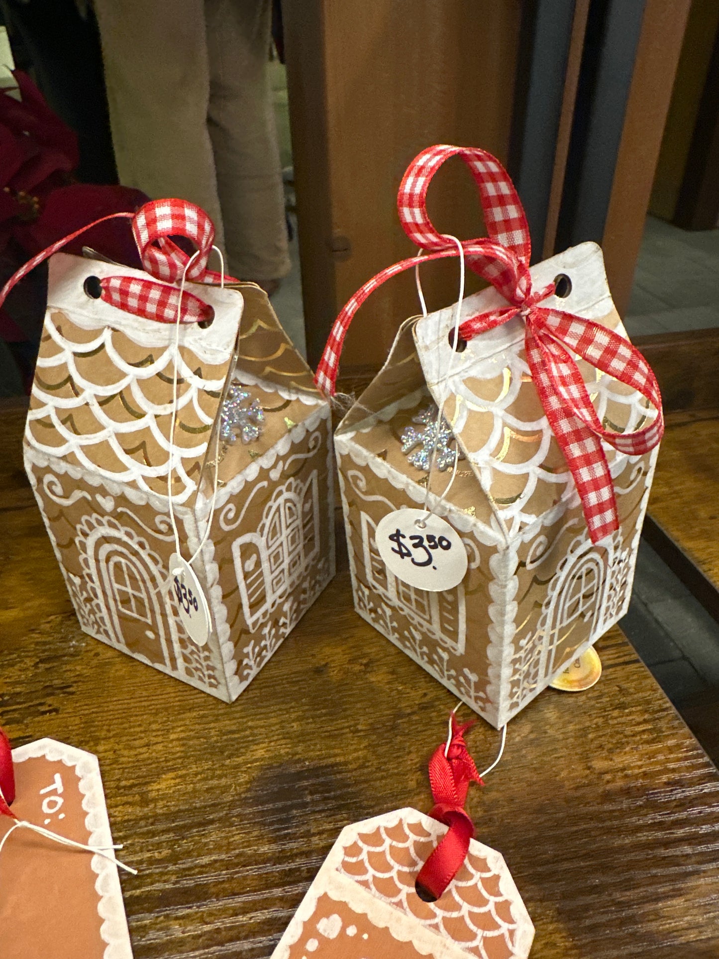 Gingerbread Gift Boxes for Christmas