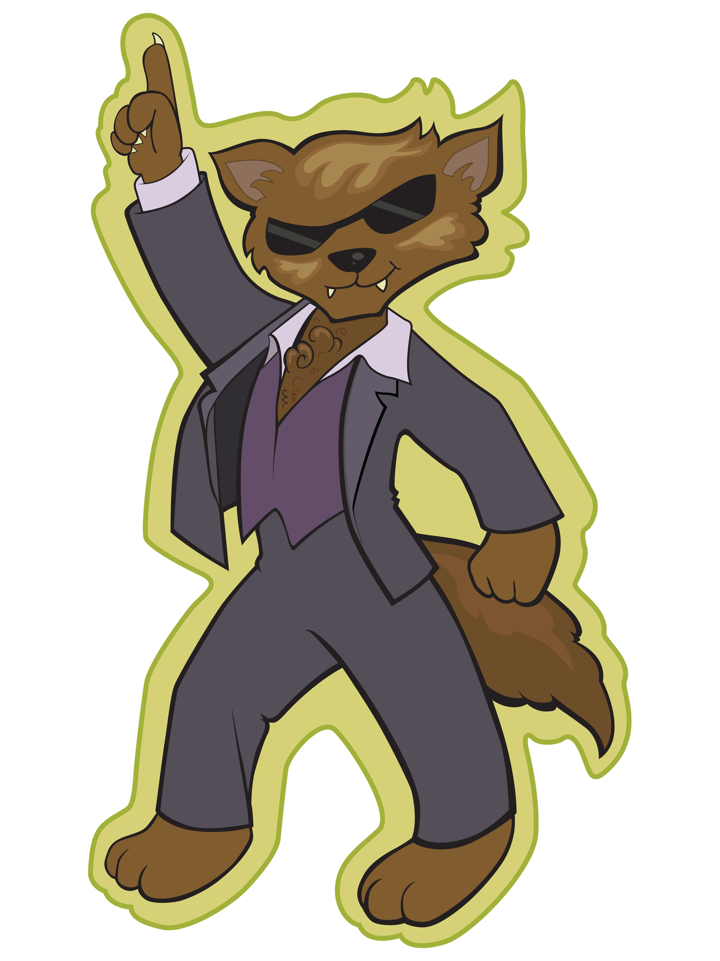 STICKER: Werewolf - Disco Dancing
