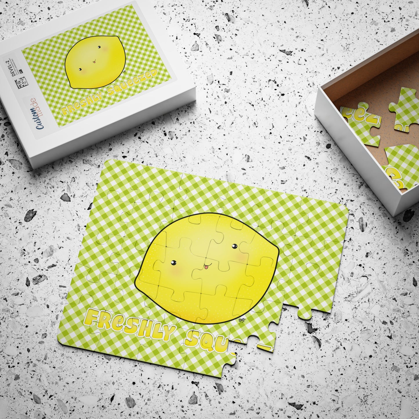 CUTE LEMON Cartoon Kids Puzzle (30 Piece) - Fun Learning Activity Gift for Kids
