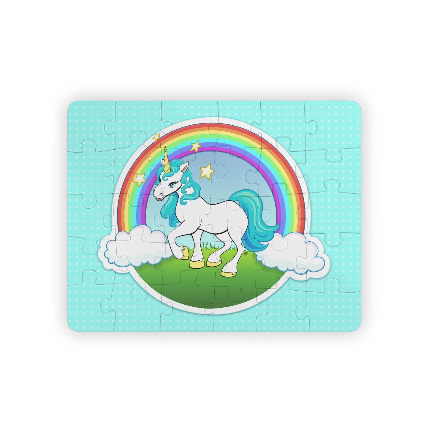 MAGIC UNICORN Cartoon Kids Puzzle (30 Piece) - Fun Learning Activity Gift for Kids