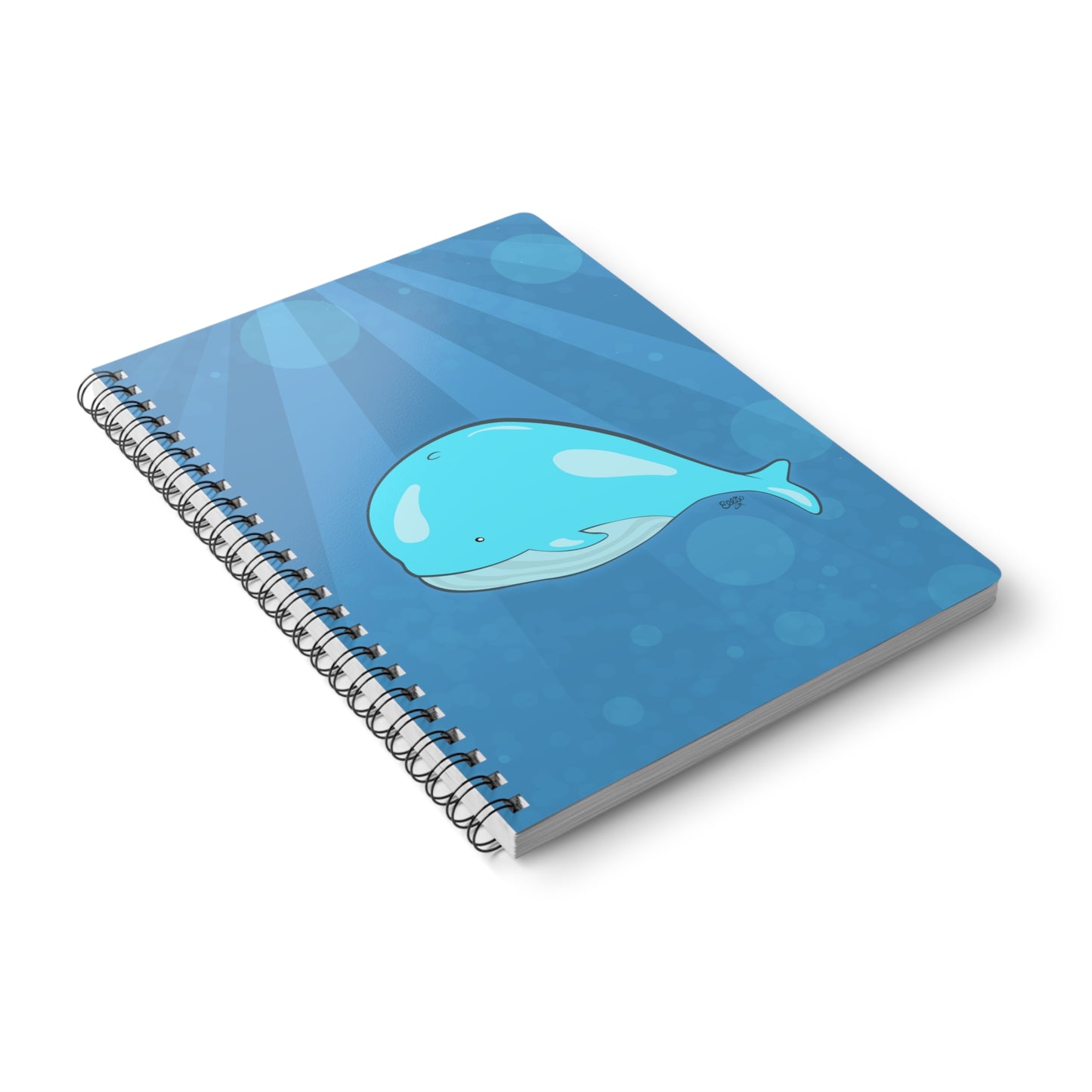 DALE THE WHALE Cartoon Notebook – 150 lined pages A5 Wirobound Softcover