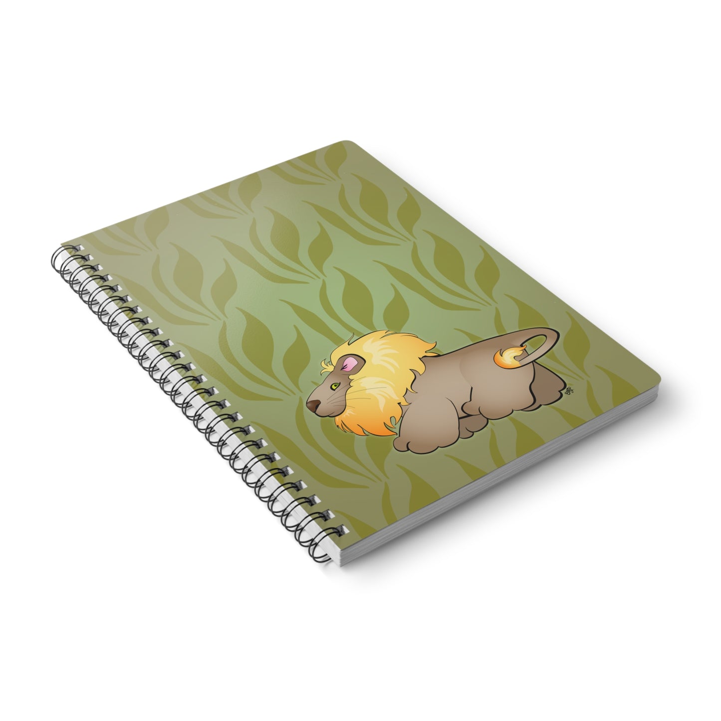 MR. LION Cartoon Notebook – 150 lined pages A5 Wirobound Softcover