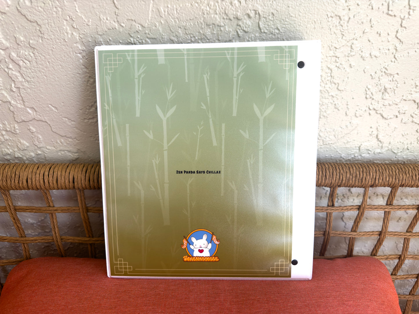 BABY PANDA Cartoon Art 3-Ring Binder
