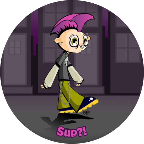 Street Smarts Sticker Sheet - 12 stickers (3 of each)