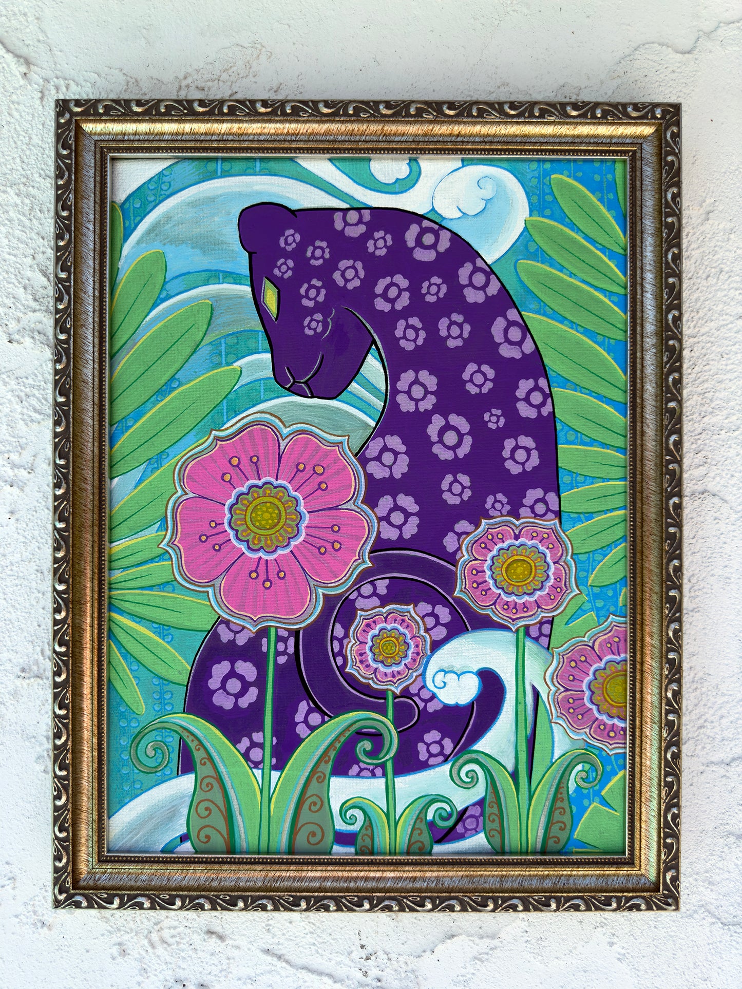 'Queen of the Moonlit Garden' Fine Art Painting
