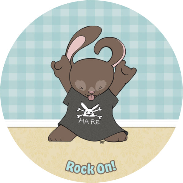 Fluffy Bunnies Sticker Sheet - 12 stickers (3 of each)