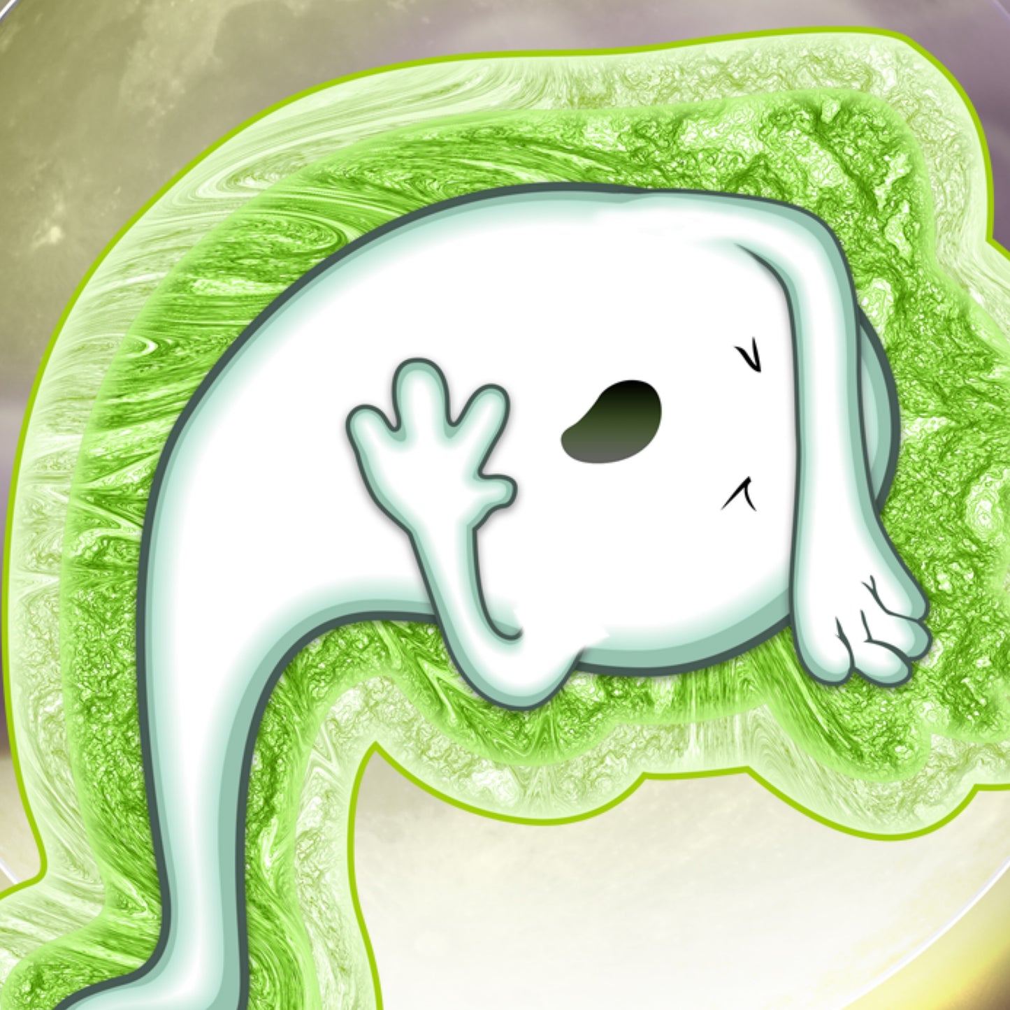 Ghost 5 Sticker