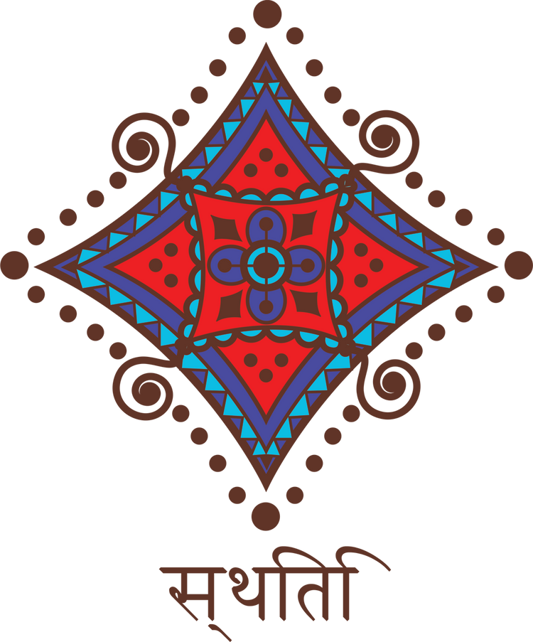 Tribal Diamond with Sanskrit for Stability
