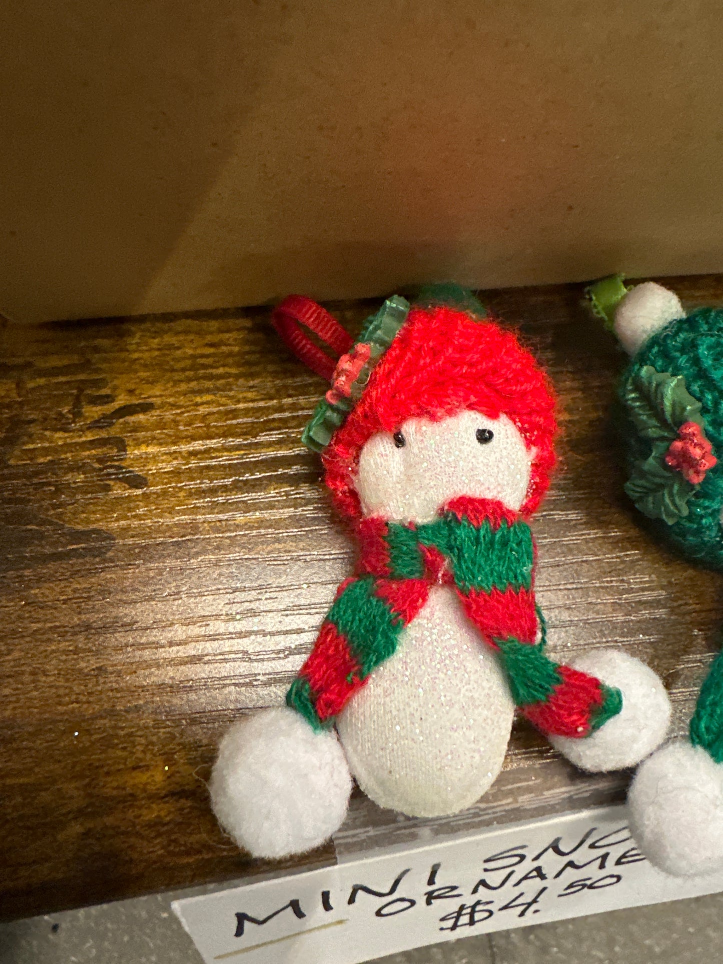 Mini Snowman Christmas Ornaments