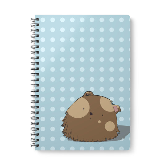 GUINEA PIG Cartoon Notebook – 150 lined pages A5 Wirobound Softcover