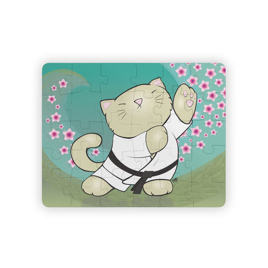 TAI CHI KITTY Cartoon Kids Puzzle (30 Piece) - Fun Learning Activity Gift for Kids