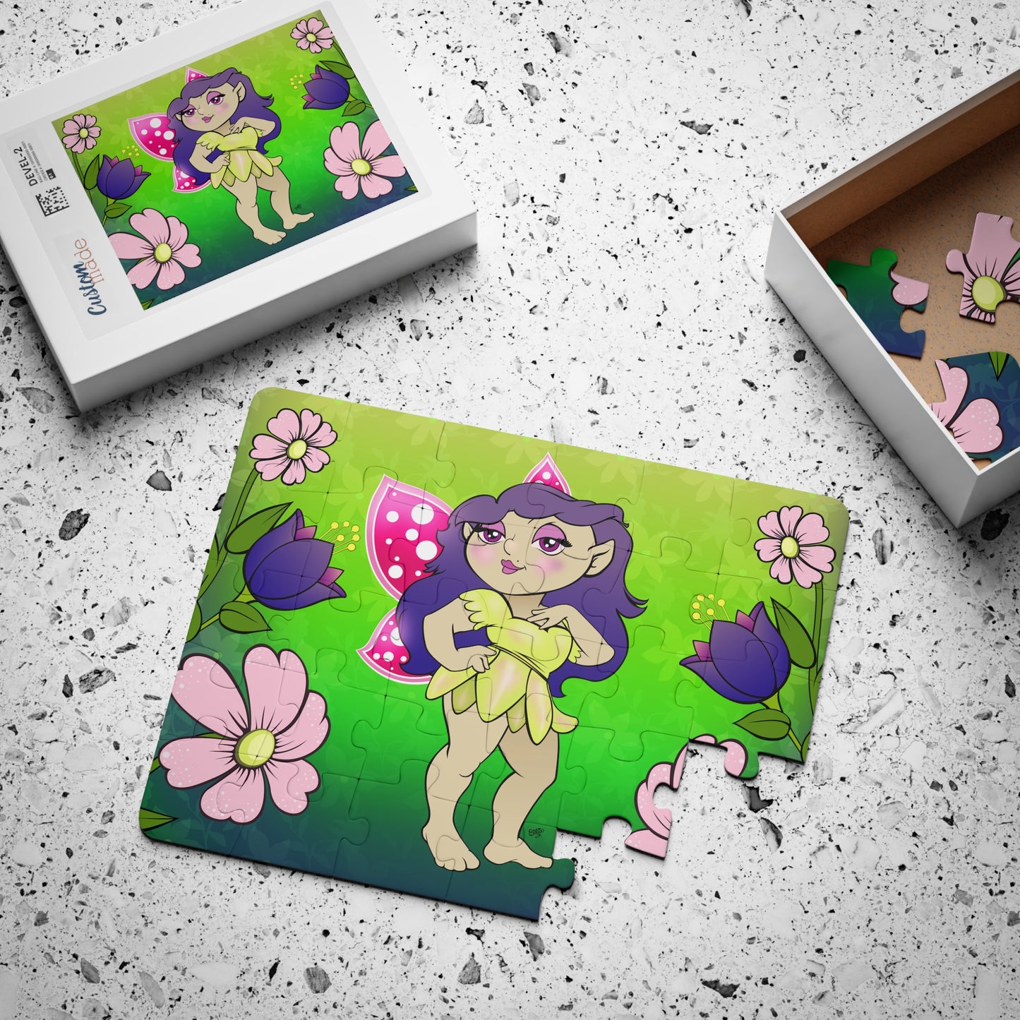 FAIRY Cartoon Kids Puzzle (30 Piece) - Fun Learning Activity Gift for Kids