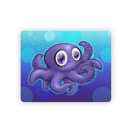 Baby Octopus Cartoon Kids Puzzle (30 Piece) - Fun Learning Activity Gift for Kids
