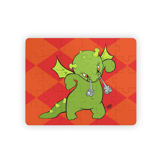 BABY DRAGON Cartoon Kids Puzzle (30 Piece) - Fun Learning Activity Gift for Kids