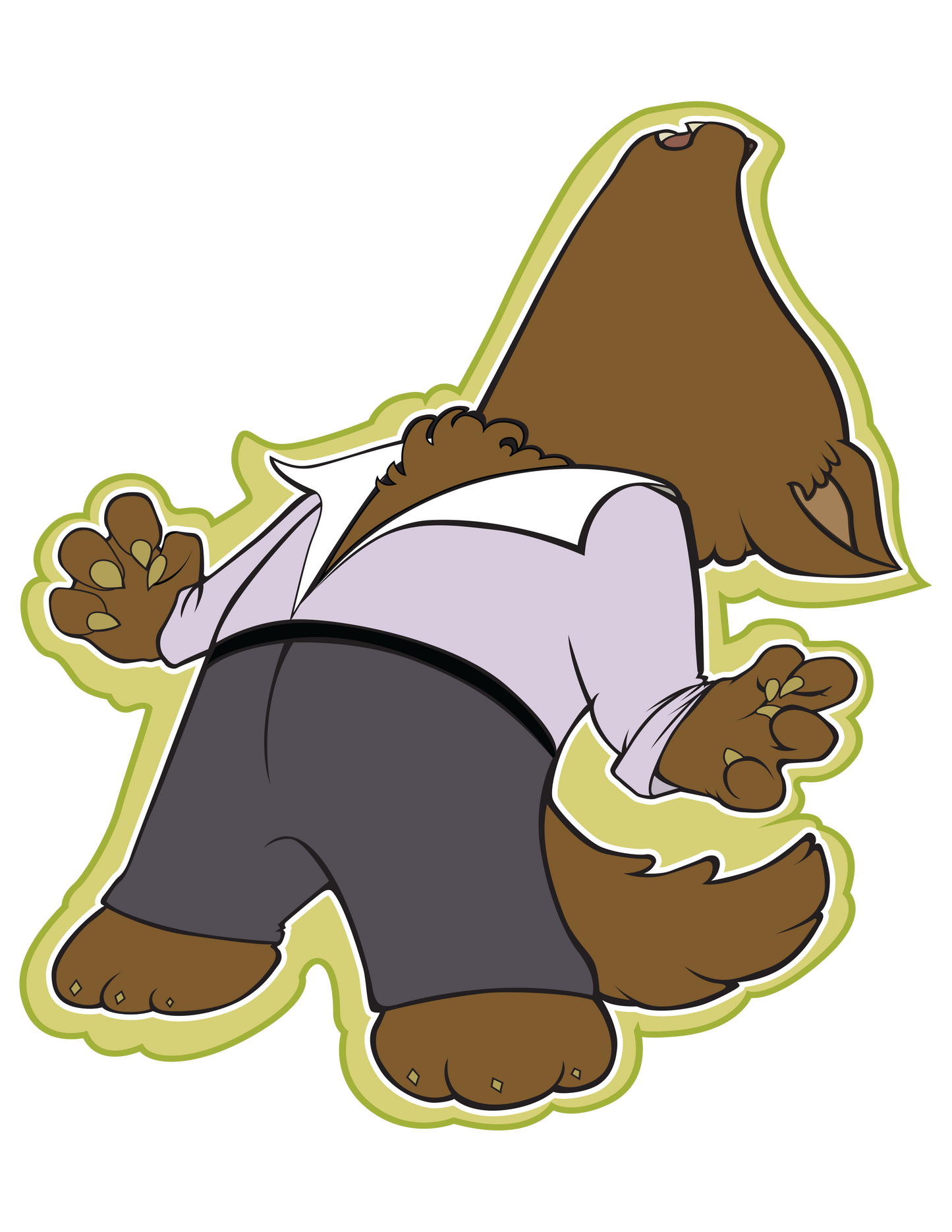 STICKER: Werewolf - Howling
