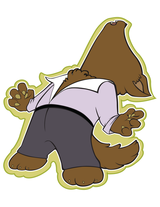 STICKER: Werewolf - Howling