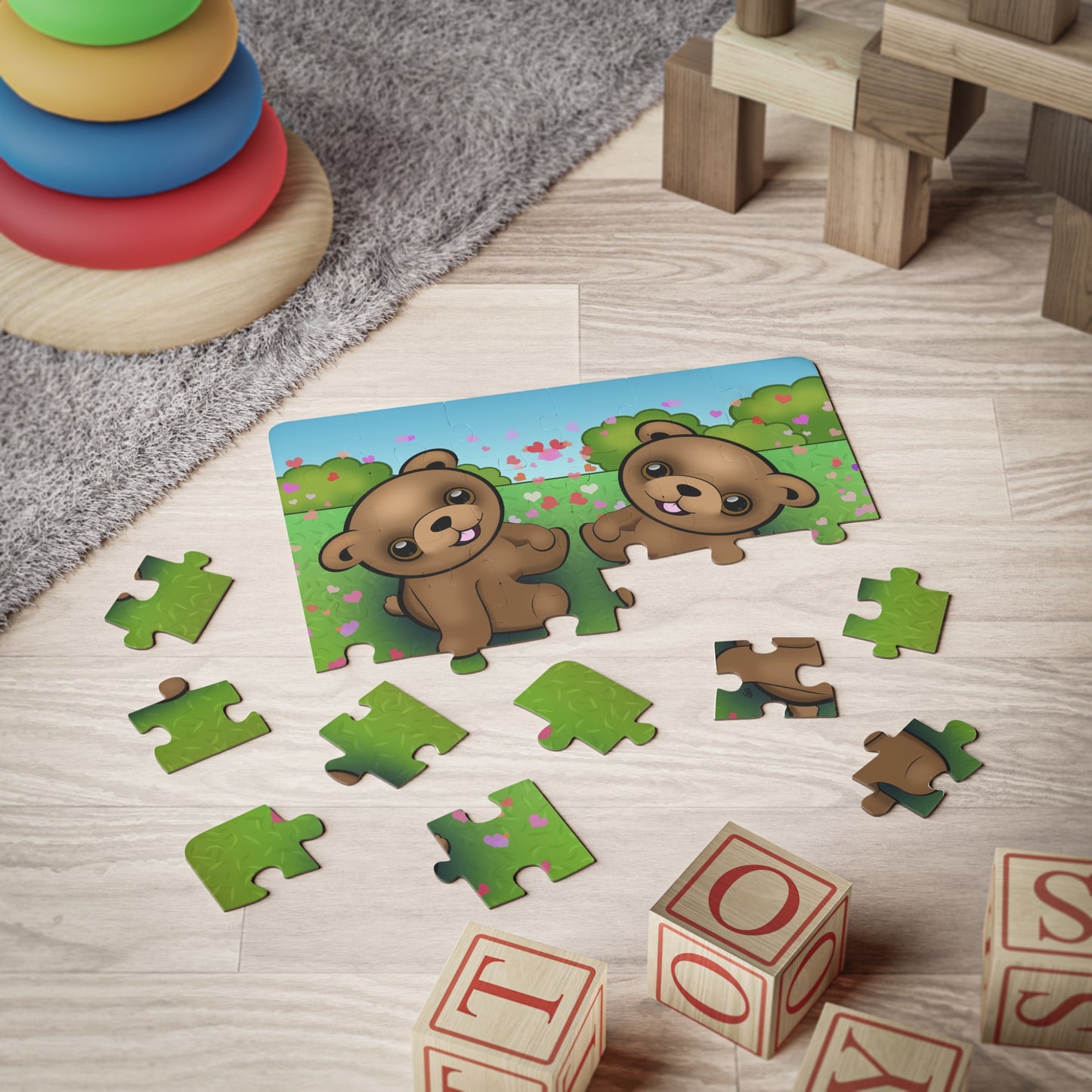 BABY BEARS Cartoon Kids Puzzle (30 Piece) - Fun Learning Activity Gift for Kids