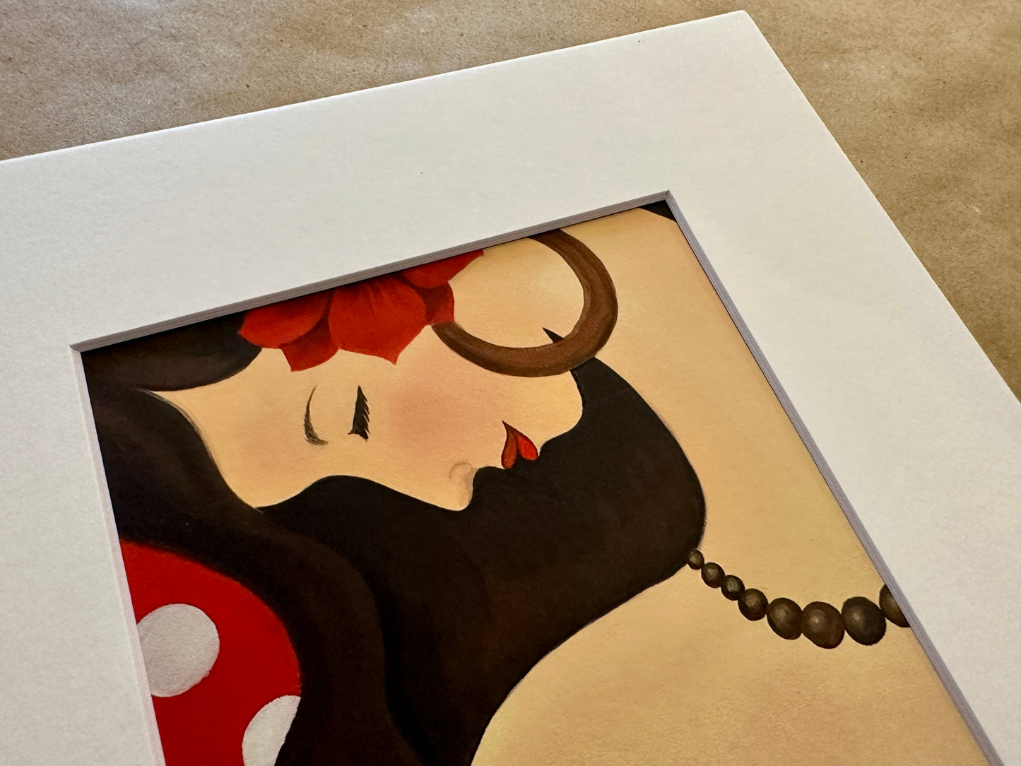 Latin Madonna Print w/ Matte