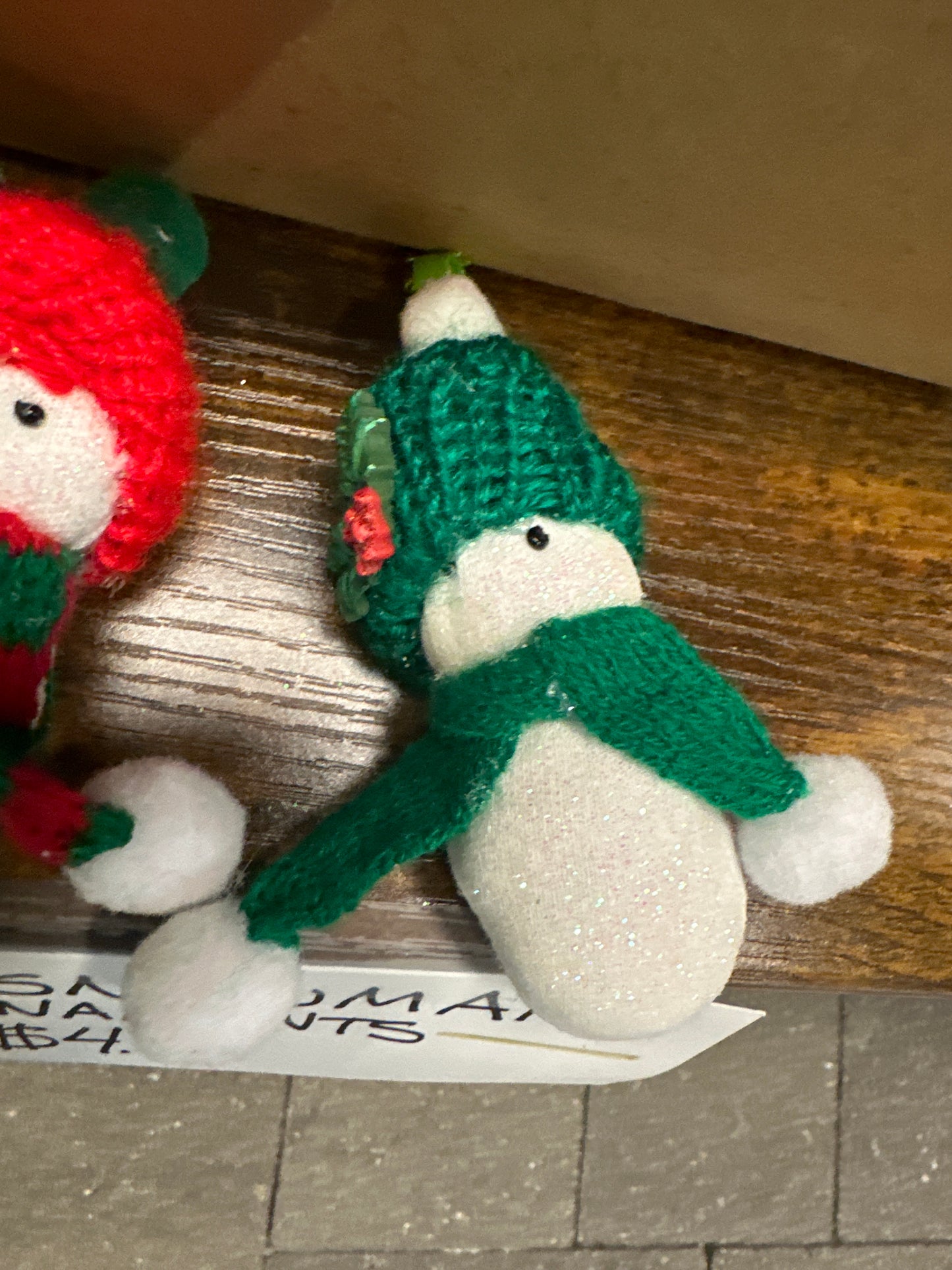 Mini Snowman Christmas Ornaments