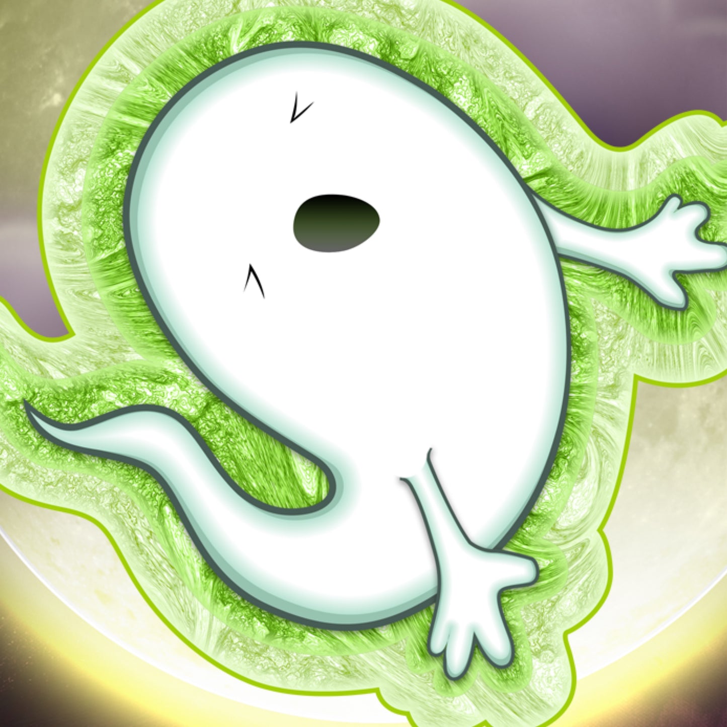 Ghost 8 Sticker