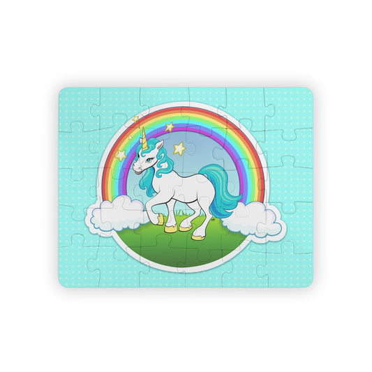 MAGIC UNICORN Cartoon Kids Puzzle (30 Piece) - Fun Learning Activity Gift for Kids