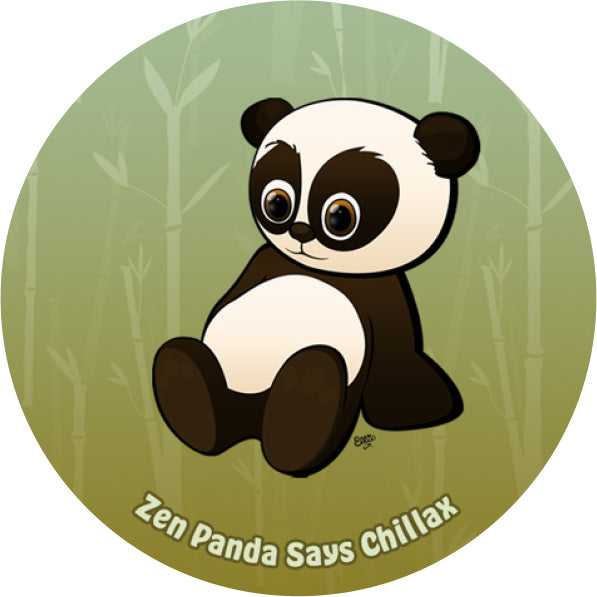 Zen Garden Sticker Sheet - 12 stickers (3 of each)