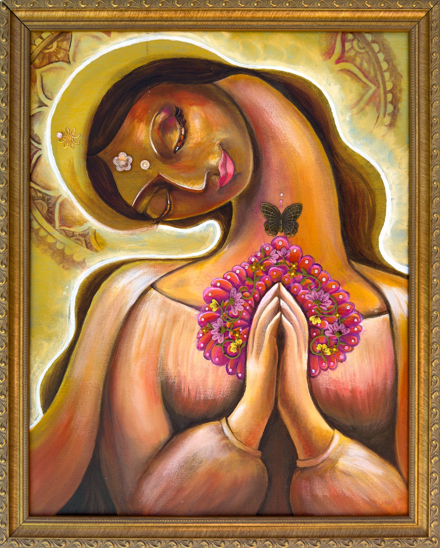 'Butterfly Madonna' Fine Art Painting