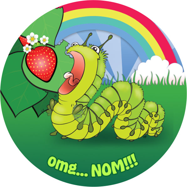 In the Garden Sticker Sheet - 12 stickers (3 of each)