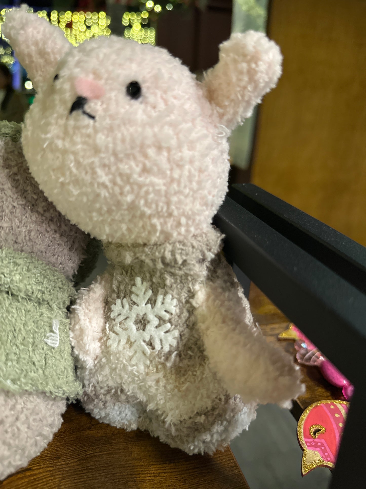 Little Stuffed Animals in Christmas Sweaters