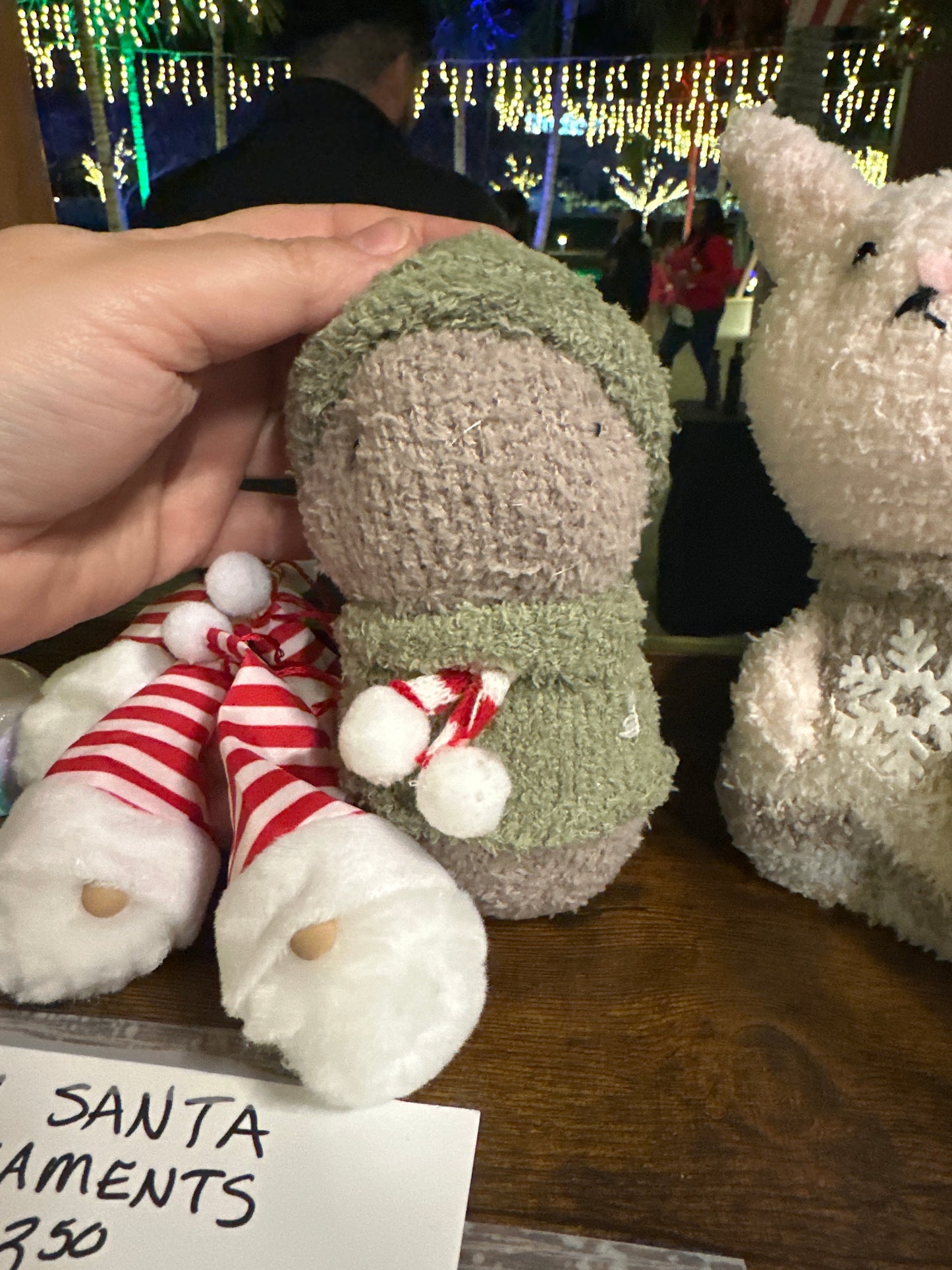 Little Stuffed Animals in Christmas Sweaters