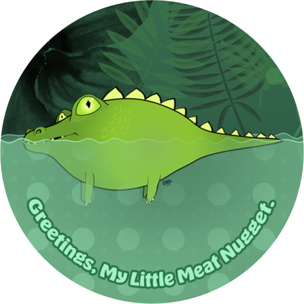 Jungle Swamp Sticker Sheet - 12 Stickers (3 of each)