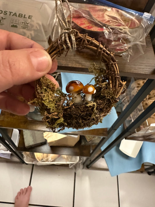 Mushroom Portal Christmas Ornaments