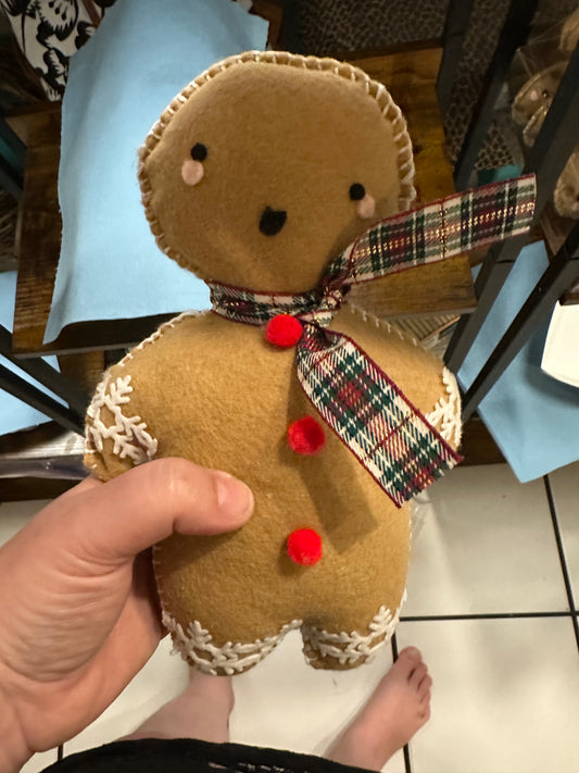 Gingerbread Man Christmas Doll