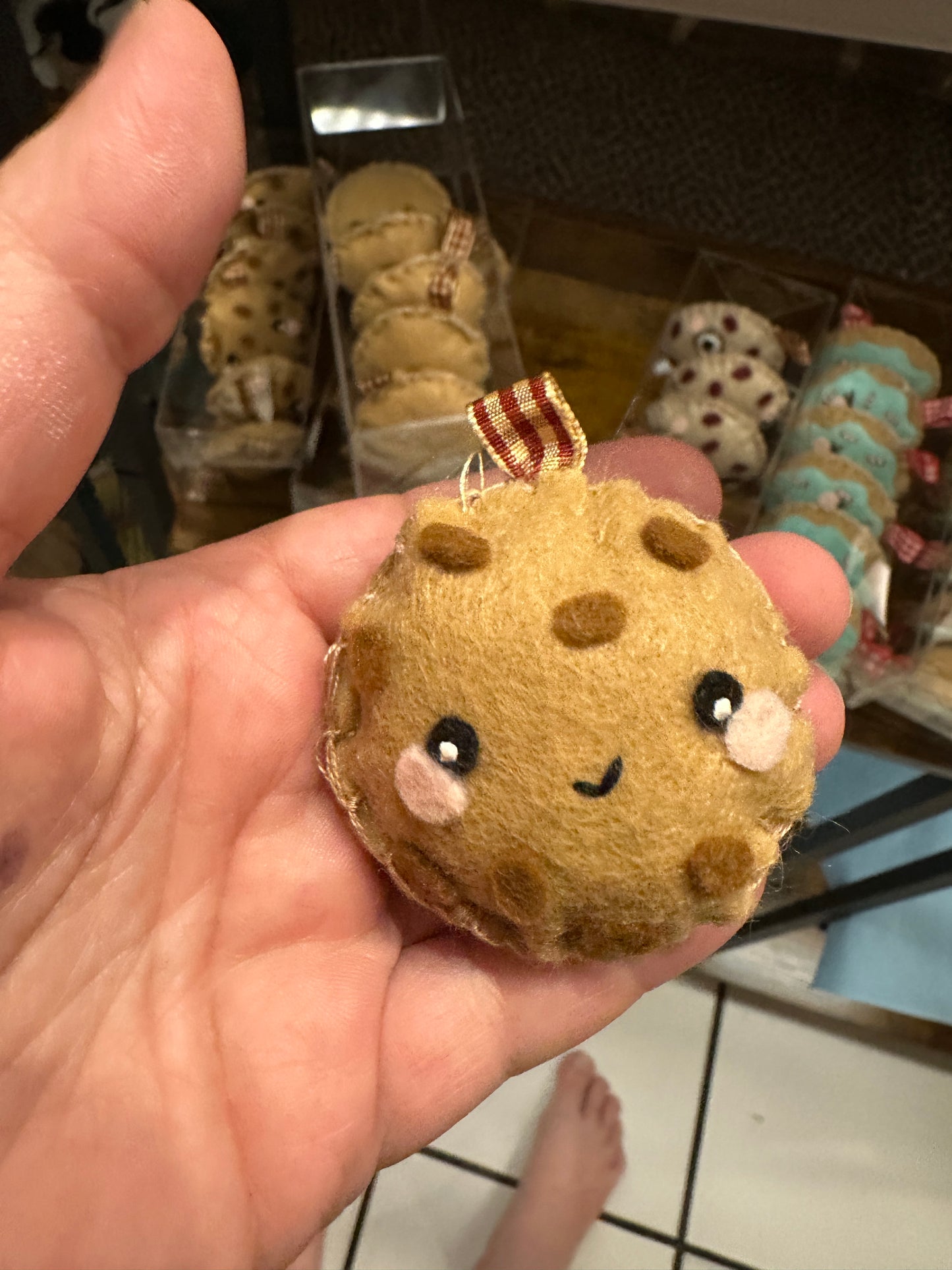 Felt Cookie Christmas Ornaments