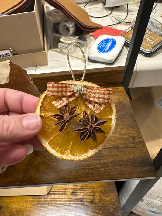 Orange and Anise Christmas Ornament