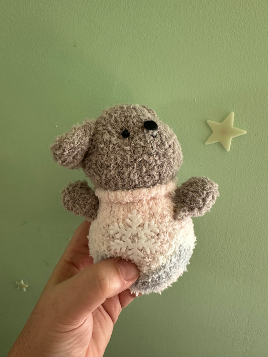 Little Stuffed Animals in Christmas Sweaters