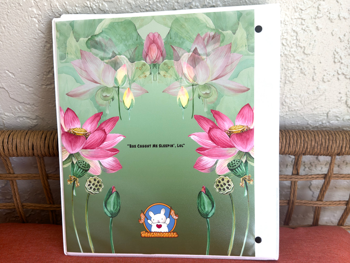 INSTA TIGER Cartoon Art 3-Ring Binder