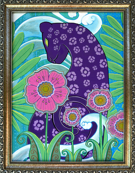 'Queen of the Moonlit Garden' Fine Art Painting