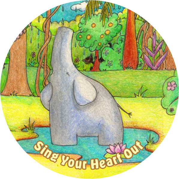 Jungle Swamp Sticker Sheet - 12 Stickers (3 of each)