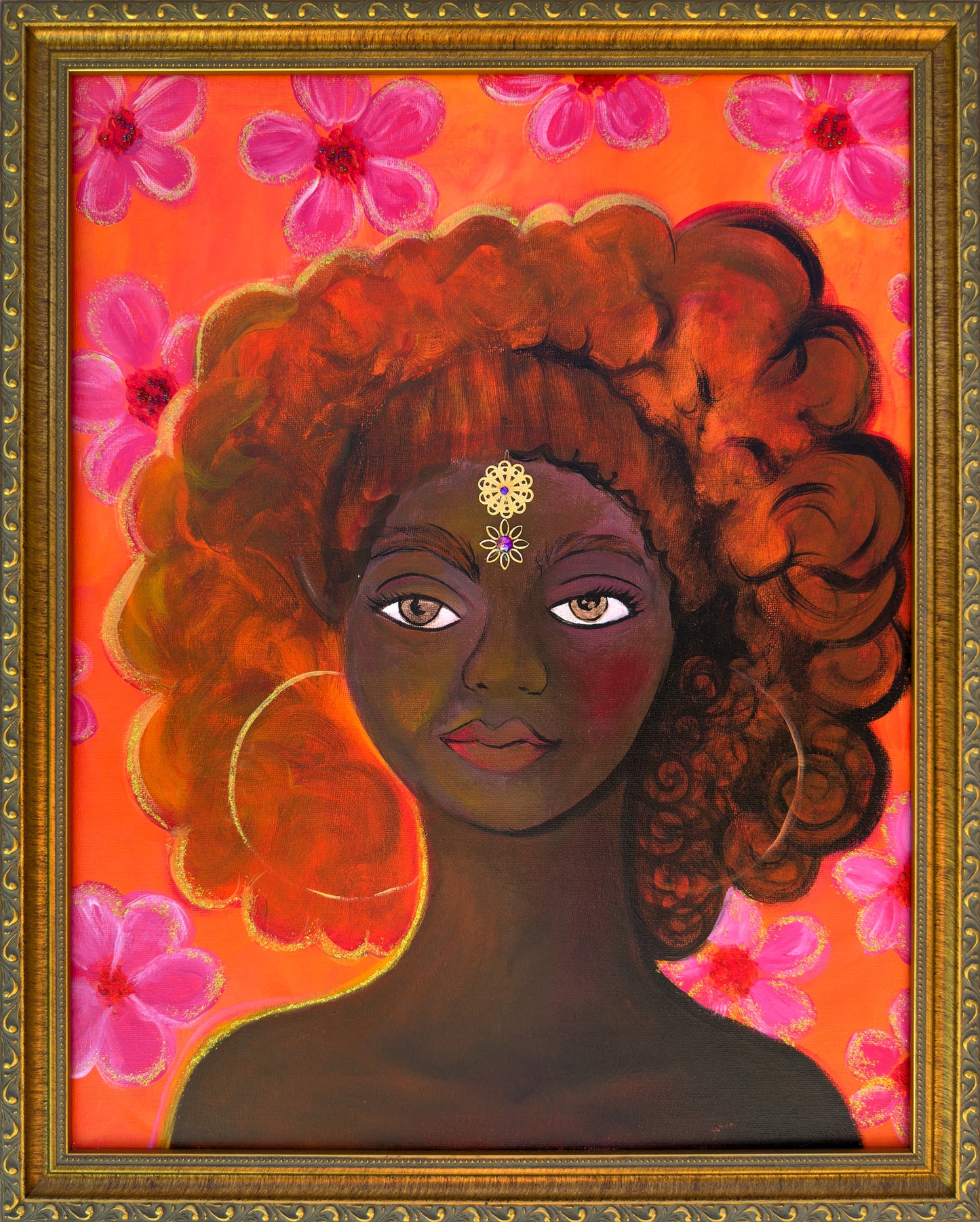 'Sun-Kissed with Gold' Fine Art Painting