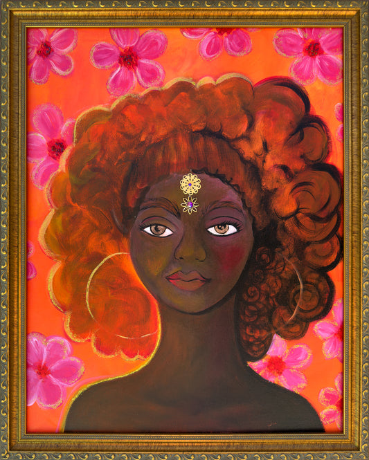 'Sun-Kissed with Gold' Fine Art Painting