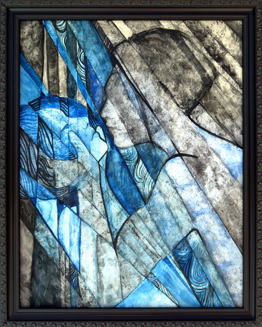 'The Kiss' Fine Art Painting