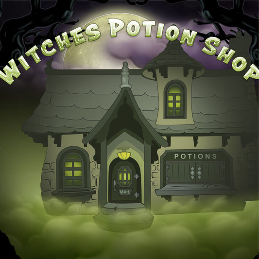 Witches Potion Shop Background